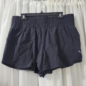 JoyLab Women's L High-Rise Athletic Shorts – Black Onyx, Size Large, 2.5" Inseam